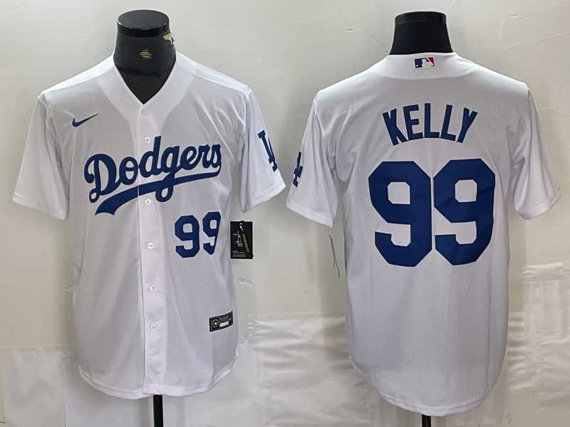 Men's Los Angeles Dodgers #99 Joe Kelly Number White Stitched Cool Base Nike Jersey,We sell and wholesale Men's Los Angeles Dodgers #99 Joe Kelly Number White Stitched Cool Base Nike Jersey on line form chian!